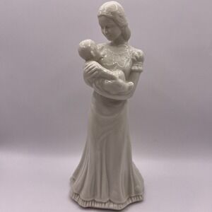 Lenox Quiet Time Mother and Baby Figurine China Jewels Collection 1994 9" Vintag